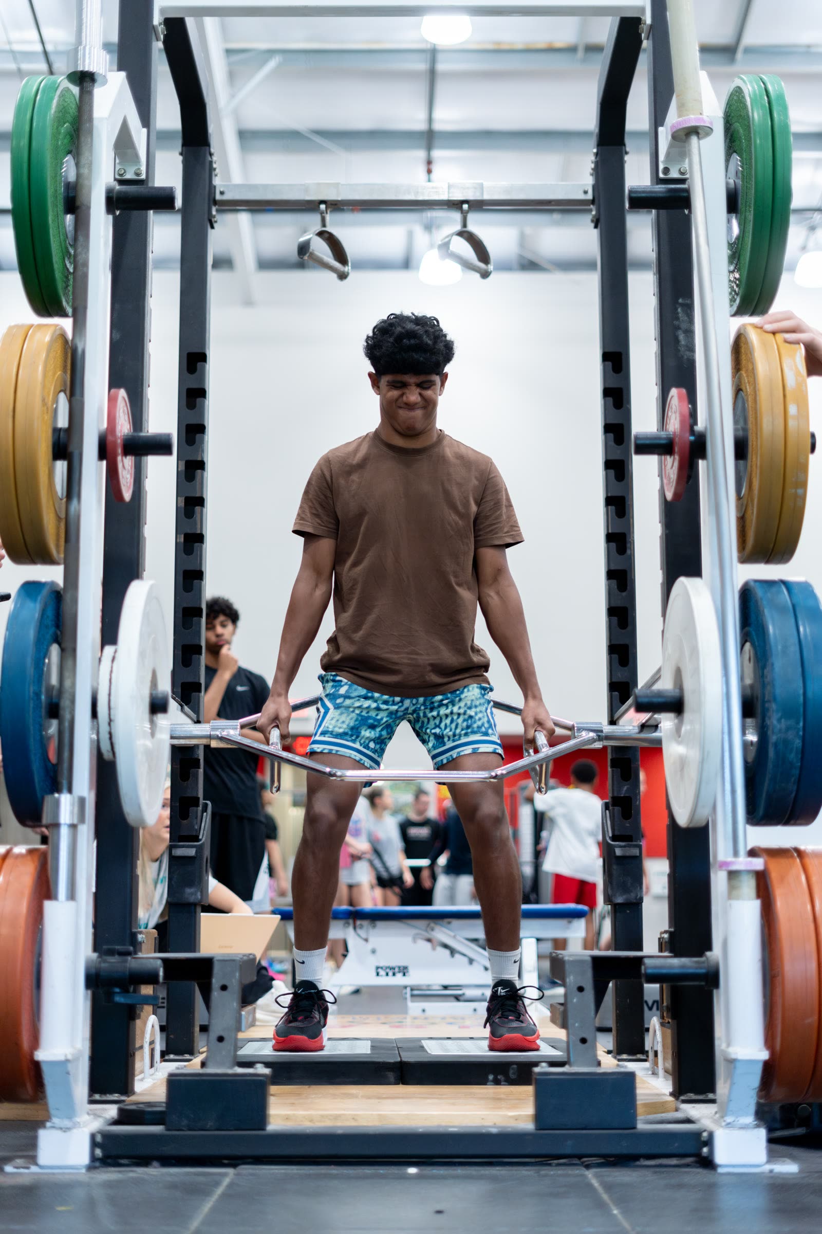 Strength work in the performance centre